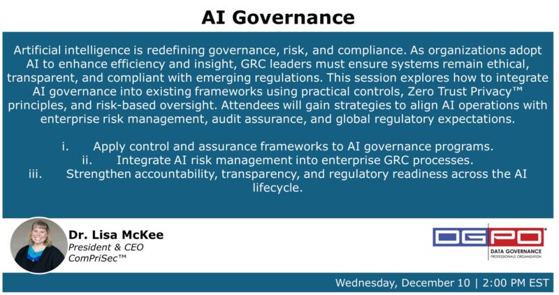 Image for the Tweet beginning: 🚨 DGPO Webinar – Dec